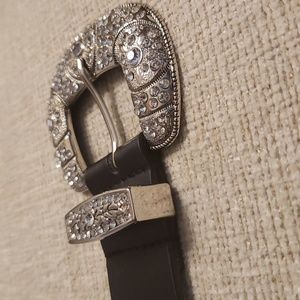 Ladies Belt with Rhinestones